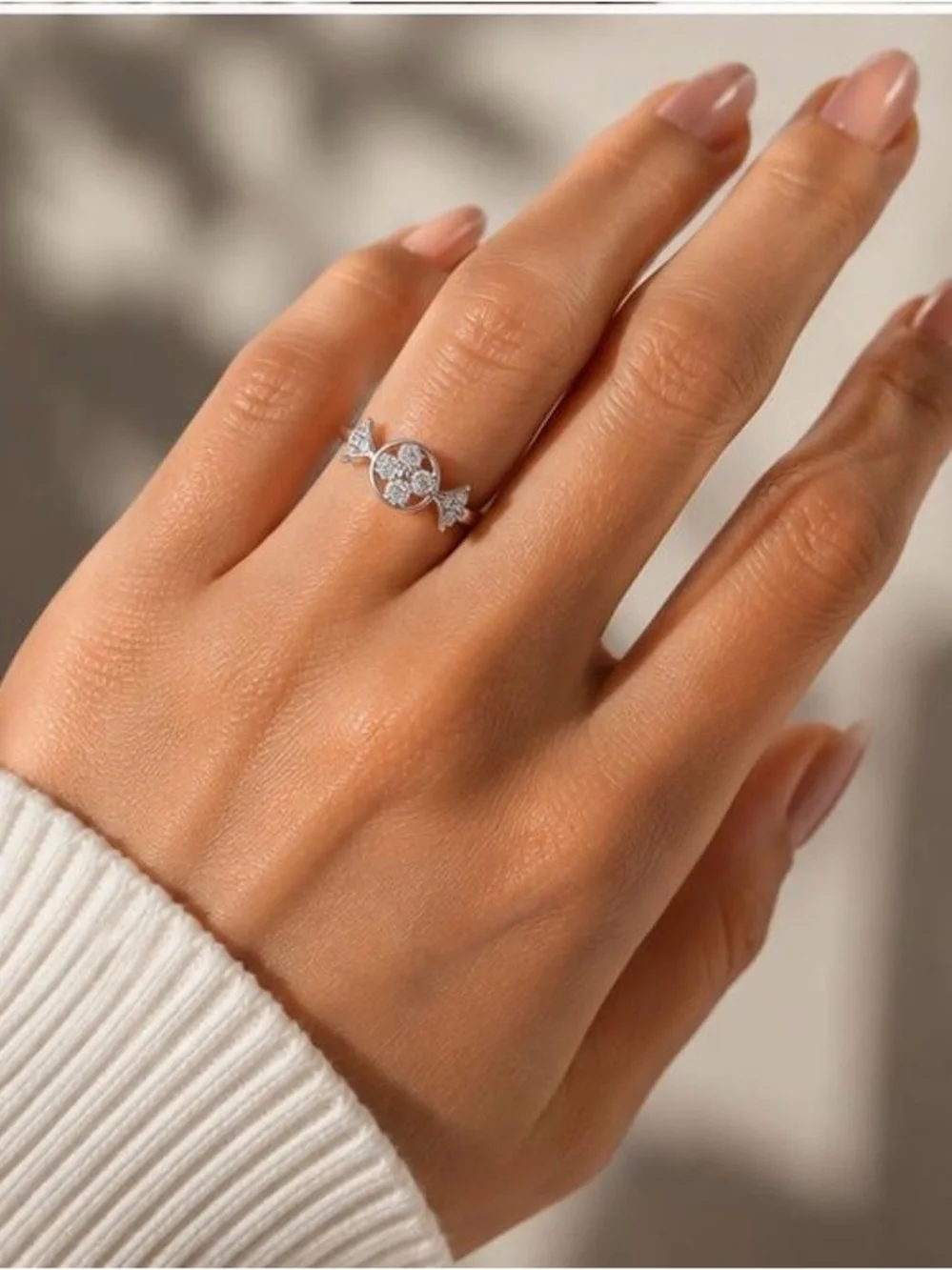 Anthropologie shiny silver